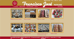 Desktop Screenshot of pasteleriafranciscojose.com